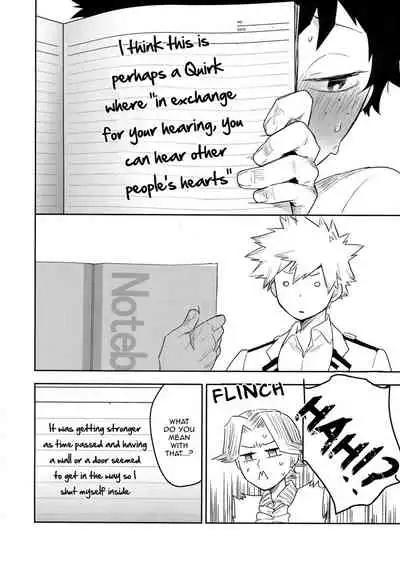 (Douyara Deban no Youda! 18) [Bakuchi Jinsei SP (Satsuki Fumi)] Kimi no Koe o Kikasete (Boku no Hero Academia) [English]