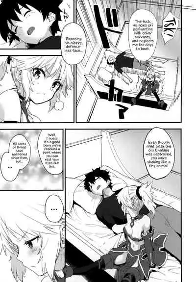 Master no Sei da zo... | This is your fault Master...