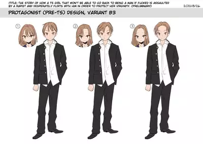 The Story of How a TS Girl That Won’t Be Able to Go Back to Being a Man if Fucked Is Assaulted by a Rapist and Desperately Flirts With Him in Order to Protect Her Virg...