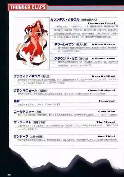 [Colors] Thunder Claps! Visual Fan Book + Trading Card Art