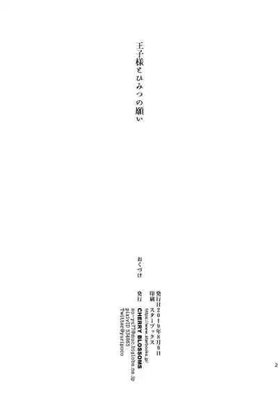 (C96) [CHERRY BLOSSOMS (Yuri)] Ouji-sama to Himitsu no Negai (CAPCOM)