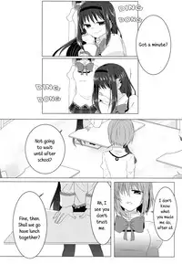 (C85) [BLEU (Mizuki)] Yearning, Love (Puella Magi Madoka Magica) [English] [Yuri-ism]