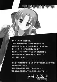 (Comic Castle 2005) [work-post (Yoru Mizu)] TRINITY (Tsukihime)