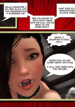 Fragment comic "grandpa's antics"