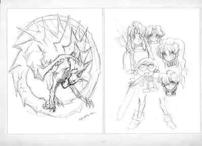 ALICESOFT ORION SCRIBBLES with CROQUIS ULTIMATE EDITION VOL.2 織音計画特別版 ラフ画集