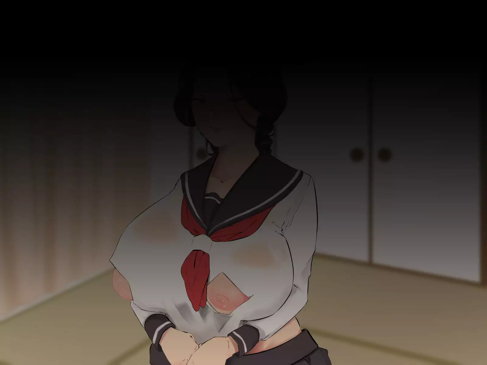 Hatsujou Okami wa Inma no Chisuji ~Miboujin no Kongan Nakadashi Sex~