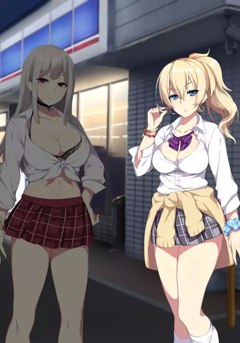 深夜の迷いギャル