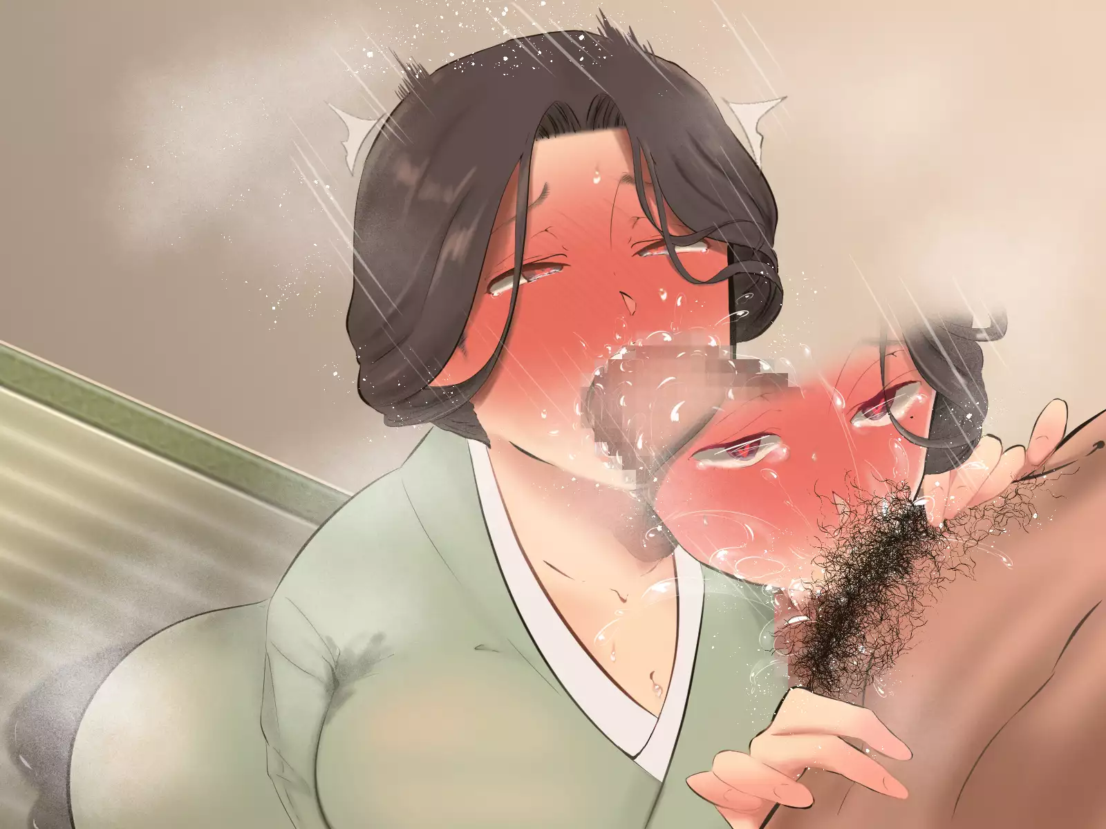 Hatsujou Okami wa Inma no Chisuji ~Miboujin no Kongan Nakadashi Sex~