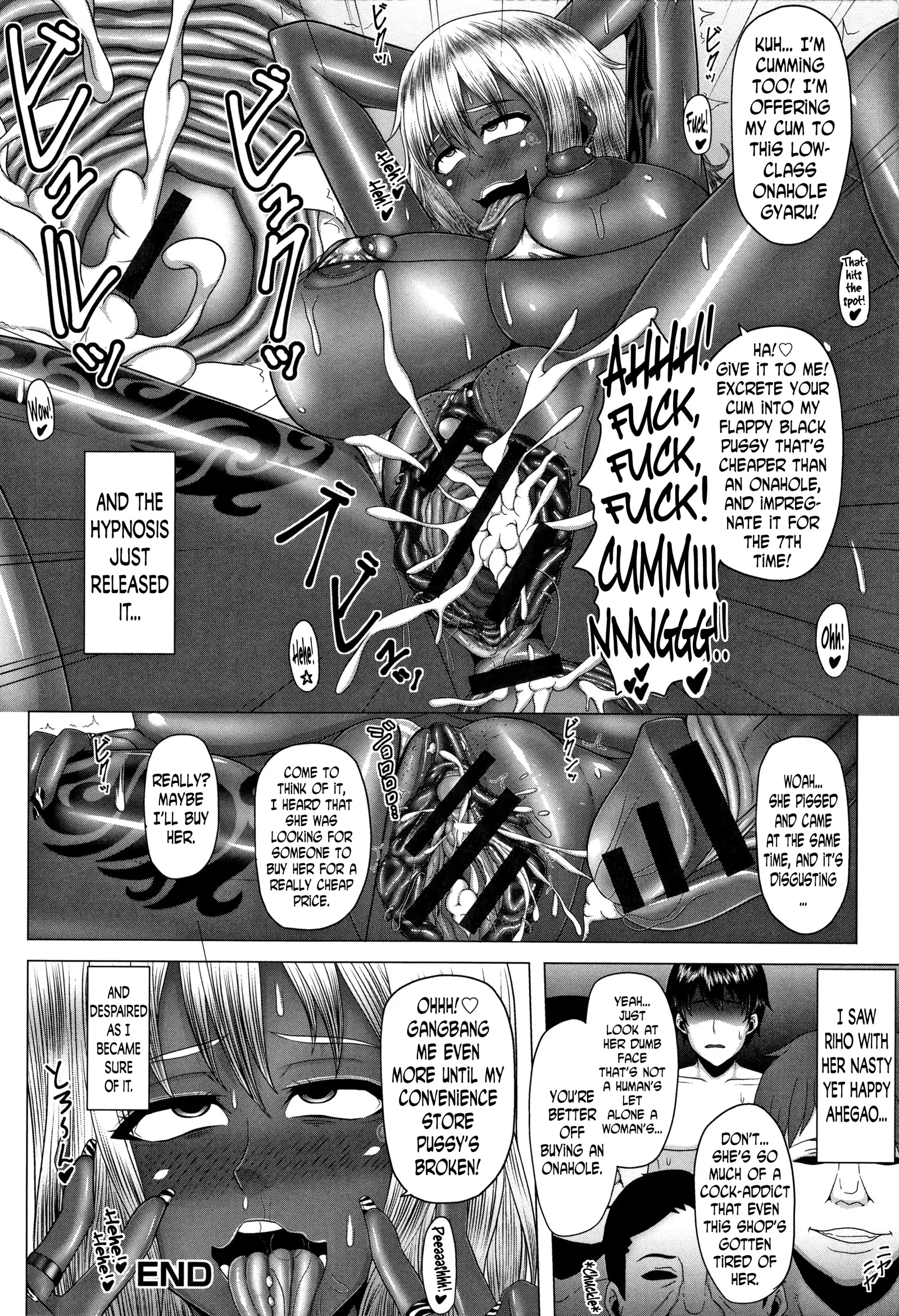 Kurogal Ochi ~24-jikan Conveni Bitch-ka~ - Black GAL IMMORAL 24H Convenience Store Bitch!! Ch. 1-4, 7-8