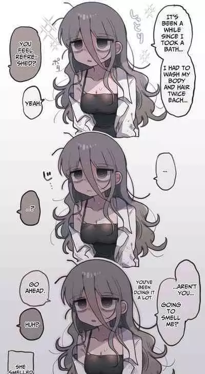 Downer Kenkyuusha Onee-san ni Onegai shite Ecchi na Koto shite Morau Hanashi. | I Requested Erotic Assistance From A Languid Lab Woman.