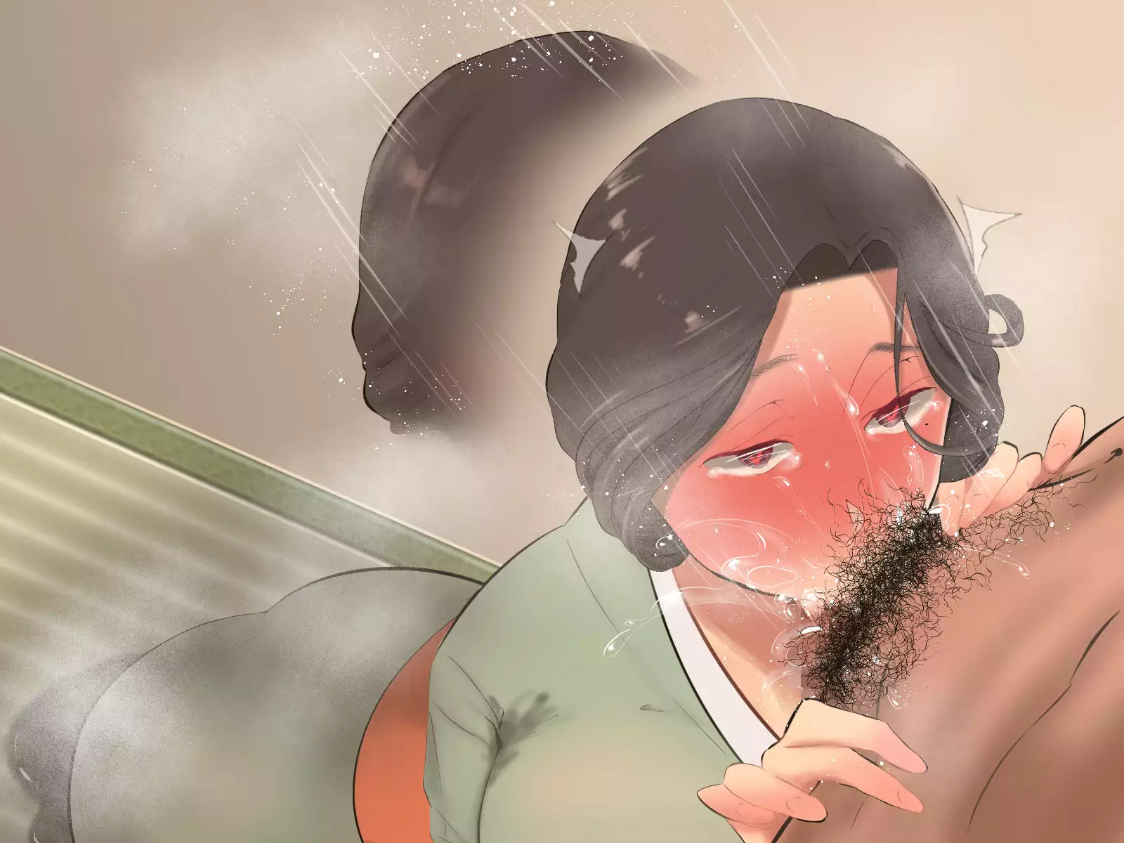 Hatsujou Okami wa Inma no Chisuji ~Miboujin no Kongan Nakadashi Sex~