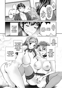 [Umemaru, Mizuryu Kei] Ishoku Bitch to YariCir Seikatsu Ch. 1-4 | The Fuck Club's Different Hues of Hoe Ch. 1-4 [English] [1F47B] [Digital]