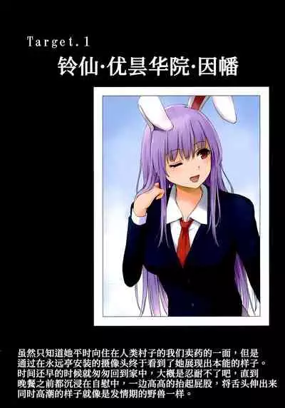 (C99) [Tekomenchi (Techi)] Gensatsu - Gensou Shoujo Jii Tousatsuroku (Touhou Project) [Chinese] [甜族星人x我不看本子个人汉化]