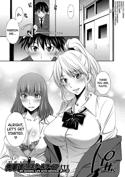 [Sabashi Renya] Senpai-tachi to no Gakuen Seikatsu Ch. 1-4 [English] [biribiri] [Digital]