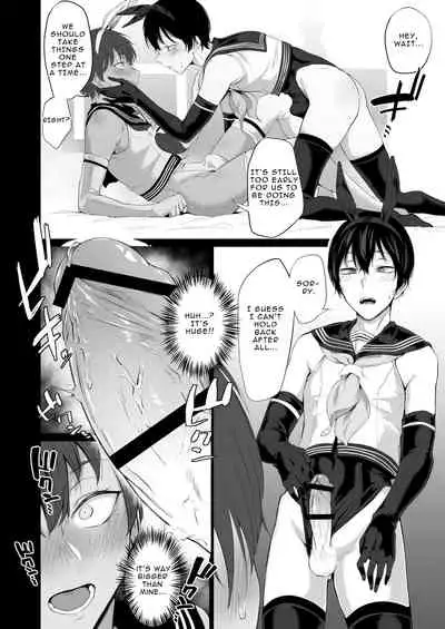 "Konna no, Mou Manko da yo..." Osananajimi no Gokubuto Chinpo de Josou Mesuiki o Oshiekomareta Boku | My Childhood Friend Made Me Cross-dress and Femgasm with his Thick Dick