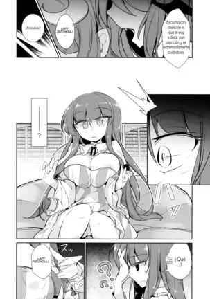 PatchouKoa Nyuuetsu Shujuu Gyakutenda spanish