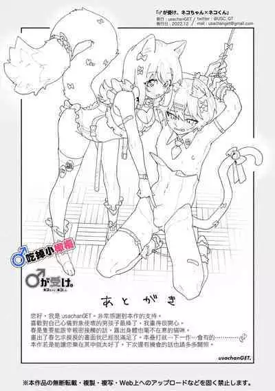[pink carrot (usachanGET)] ♂ ga Uke. Neko-chan x Neko-kun | 吃掉小公猫。小猫咪X猫同学 [Chinese] [橄榄汉化组]