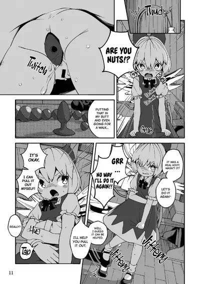[Himitsu Kessha Kiri no Mizuumi Sensen (Huxiao)] Koukou Hyousei | Anal Fairies (Touhou Project) [English] [Black Grimoires] [Digital]