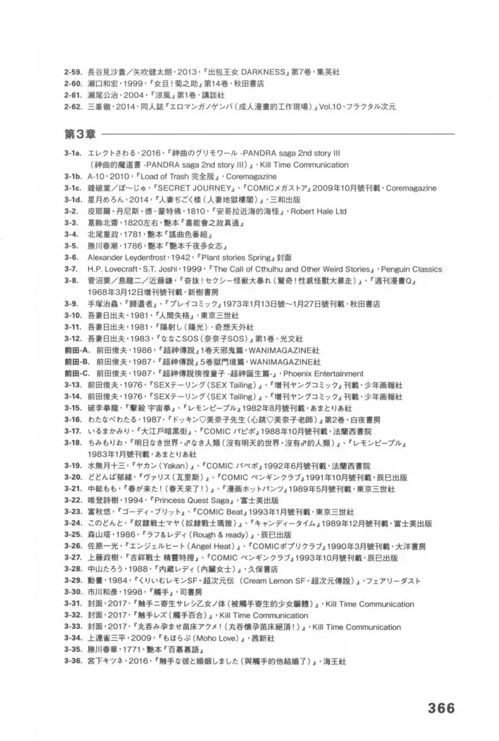 Ero Manga Hyogen Shi | 成人漫畫表現史