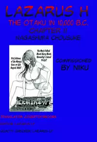 [Nagashima Chousuke] Kigenzen 10000 Nen no Ota | The Otaku in 10,000 B.C. Ch. 1-19 [English] [Natty Translations, Lazarus H]