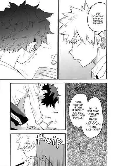 (Douyara Deban no Youda! 18) [Bakuchi Jinsei SP (Satsuki Fumi)] Kimi no Koe o Kikasete (Boku no Hero Academia) [English]