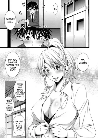 [Sabashi Renya] Senpai-tachi to no Gakuen Seikatsu Ch. 1-4 [English] [biribiri] [Digital]