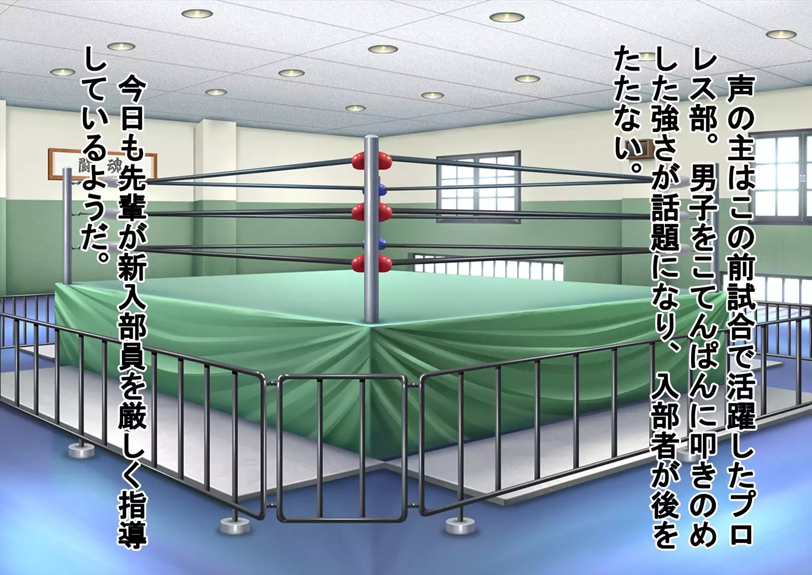 In a pro wrestling match with schoolgirls, I was totally beaten up.