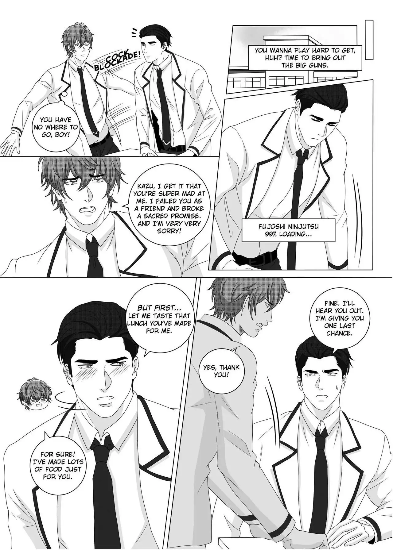Fujoshi Trapped in a Seme's Perfect Body 3, 4