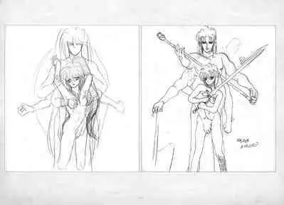 ALICESOFT ORION SCRIBBLES with CROQUIS ULTIMATE EDITION VOL.1 織音計画特別版 ラフ画集