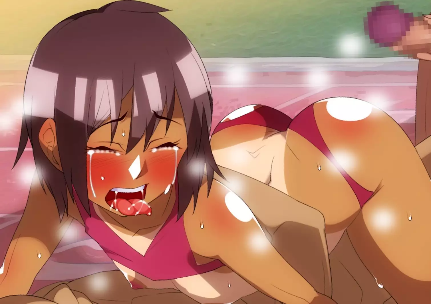 A Girlish boy in a boys school is destined to be a shared cumdump!