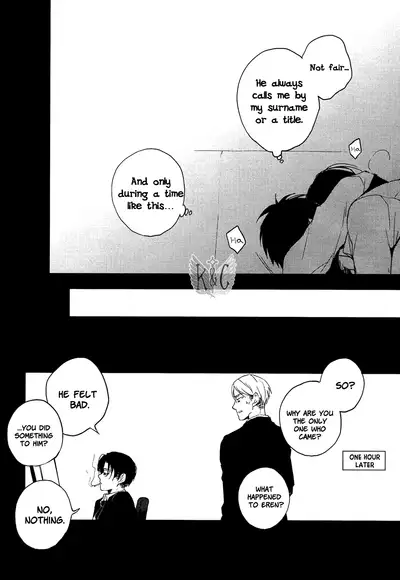 (C86) [YINGHUA (sinba)] Double Affection (Shingeki no Kyojin) [English] [Wings of K&C]