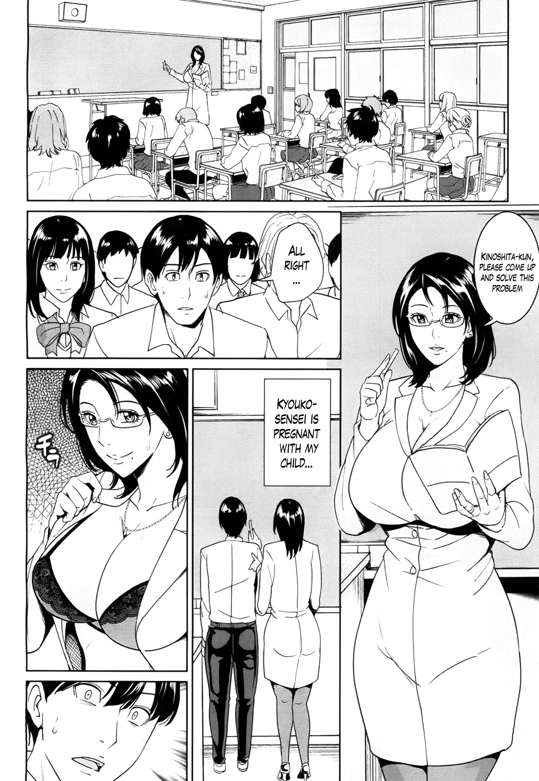 Kyouko Sensei to Boku no Himitsu | Kyouko-sensei and My Secret Ch. 1-3