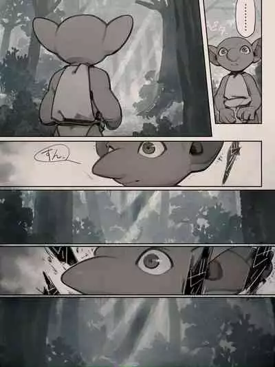 Different language futanari ♀ x goblin ♂