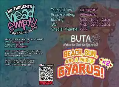 Natsu to Umi to Gal ×2 | Beach, Sun, And A Pair Of Gyarus!