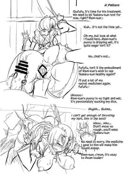 (C96) [Furuya (TAKE)] Rem - Danshou - Natsuki Rem no Eromanga (Re:Zero kara Hajimeru Isekai Seikatsu) [English]