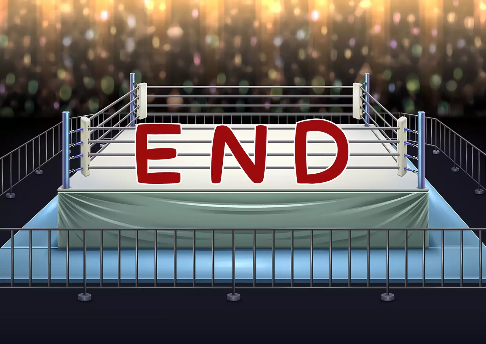 In a pro wrestling match with schoolgirls, I was totally beaten up.