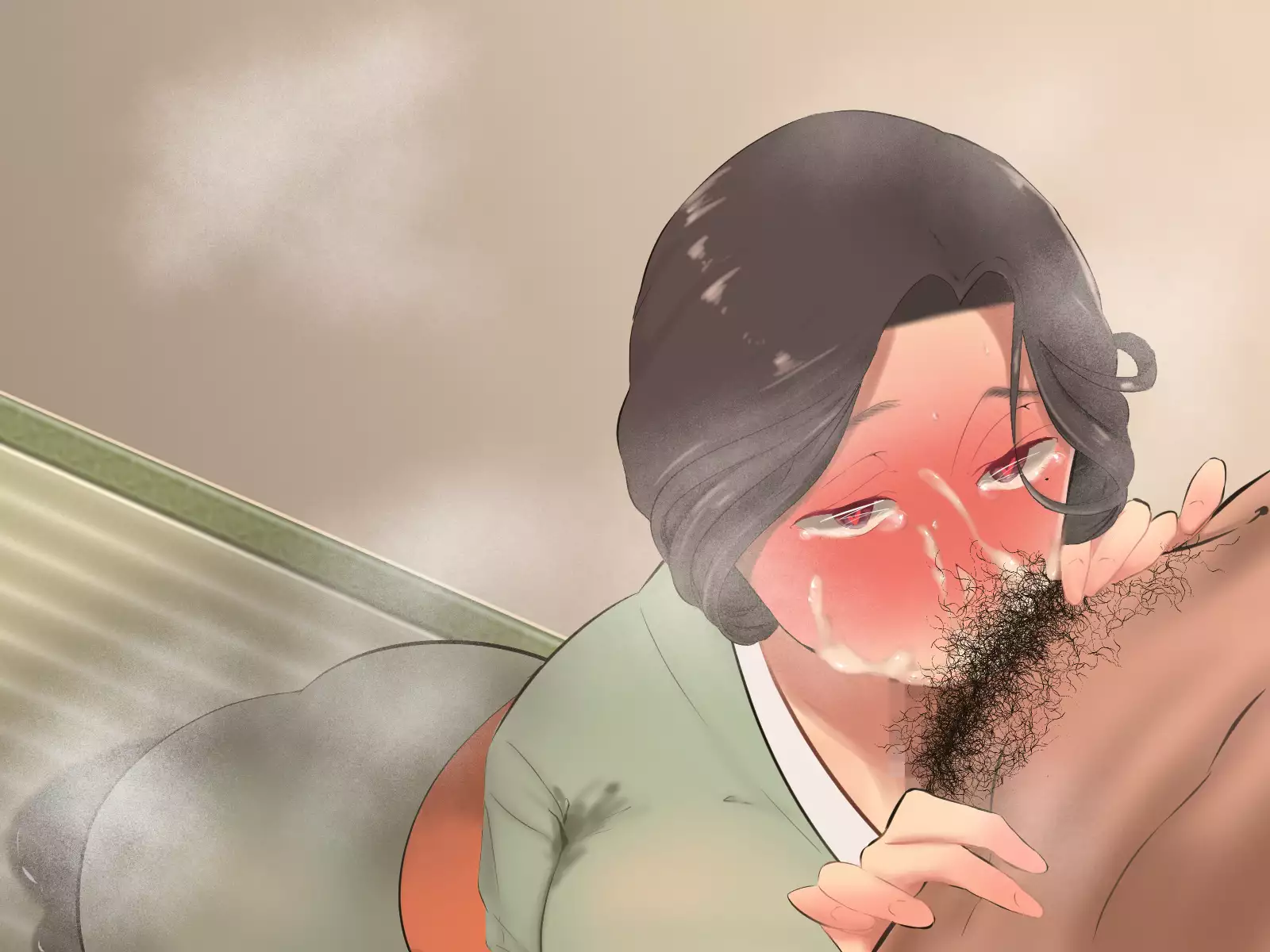 Hatsujou Okami wa Inma no Chisuji ~Miboujin no Kongan Nakadashi Sex~