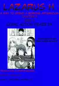 [Zen9] Taikutsu na Gogo no Sugoshikata Ch. 1-8 | A Way to Spend a Boring Afternoon Ch. 1-8 [English] [Lazarus H]