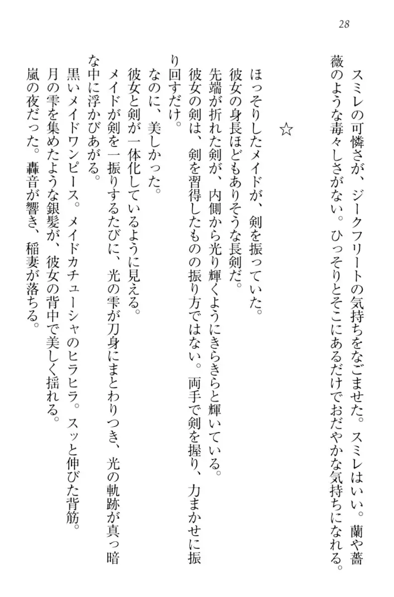 魔剣の魔メイドと魔の祝福
