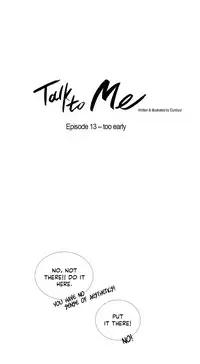 [Silverstar] Talk To Me Ch.1-28 (English) (Ongoing)